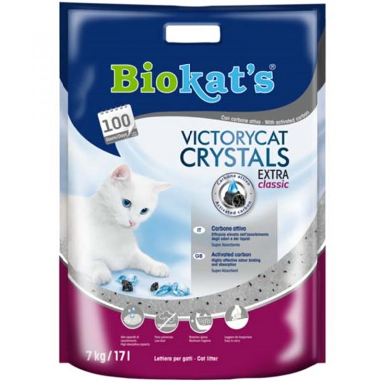Biokats Victorycat Extra Classic Süper Emici Karbonlu Silica Jel Kedi