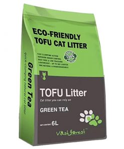 Dubex Tofu Yeşil Çay Kokulu Topaklanan Organik Kedi Kumu 6 Lt