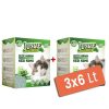Jungle Karbonlu ve Aloeveralı Topaklanan Kedi Kumu 3x6 Lt