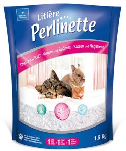 Perlinette Kitten&Rodent Yavru Kedi ve Kemirgen Kristal Kumu 1.5 Kg 3.7 Lt