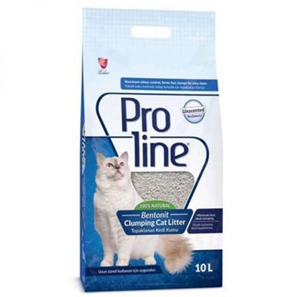 Proline Parfümsüz Bentonite Topaklanan Kedi Kumu 10 Lt