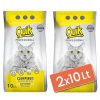 Quik Bebek Pudralı İnce Taneli Bentonit Topaklanan Kedi Kumu 2x10 Lt