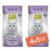 Quik Lavanta Kokulu İnce Taneli Bentonit Topaklanan Kedi Kumu 4x5 Lt
