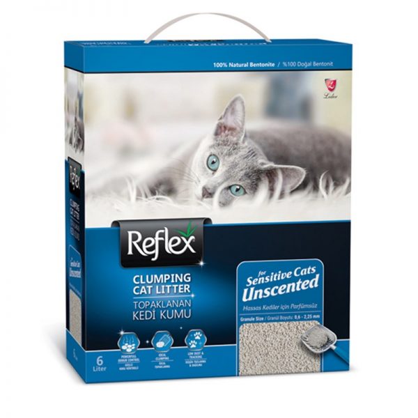 Reflex Aktif Karbonlu Topaklanan Kedi Kumu 6 Lt