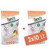 Sanicat Duo Vanilya&Mandalinalı Topaklanan Kedi Kumu İnce 2x10 Lt